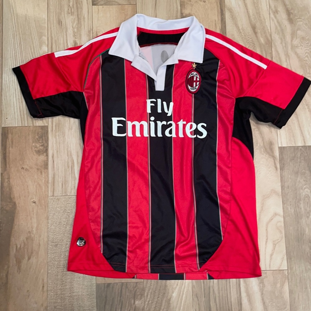 Fly Emirates Red and Black Nylon Shirt